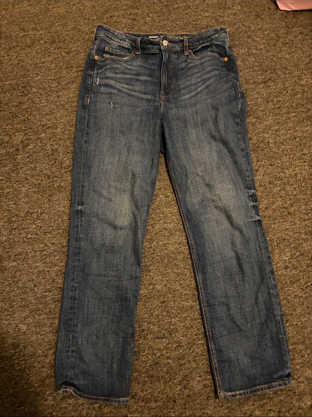 Old Navy Women's Medium Wash Straight-Leg Jeans